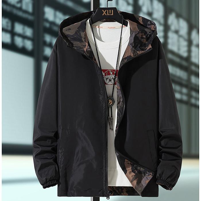 ジャケット メンズ パーカー 長袖 ウィンドブレーカー アウター 迷彩柄 春 秋 冬 軽量 大きいサイズ | ブランド登録なし | 05