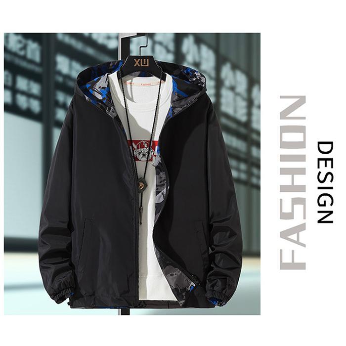 ジャケット メンズ パーカー 長袖 ウィンドブレーカー アウター 迷彩柄 春 秋 冬 軽量 大きいサイズ | ブランド登録なし | 07