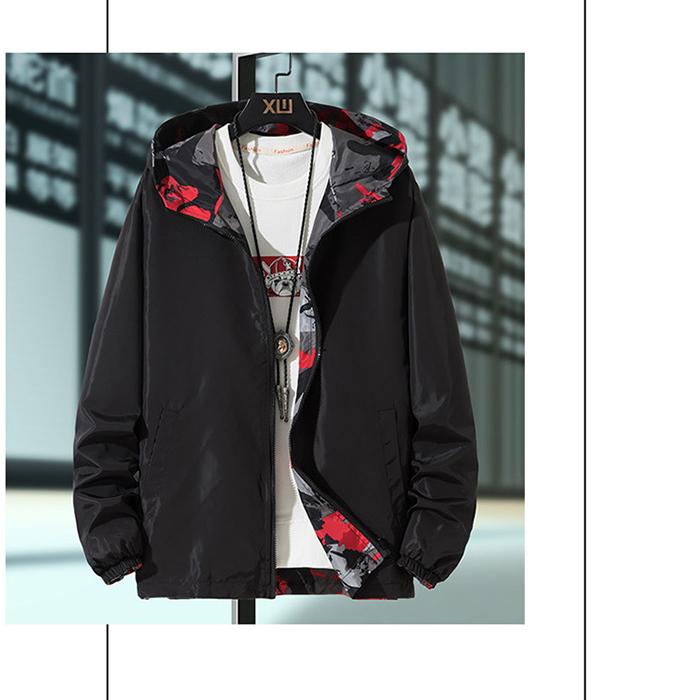 ジャケット メンズ パーカー 長袖 ウィンドブレーカー アウター 迷彩柄 春 秋 冬 軽量 大きいサイズ | ブランド登録なし | 12