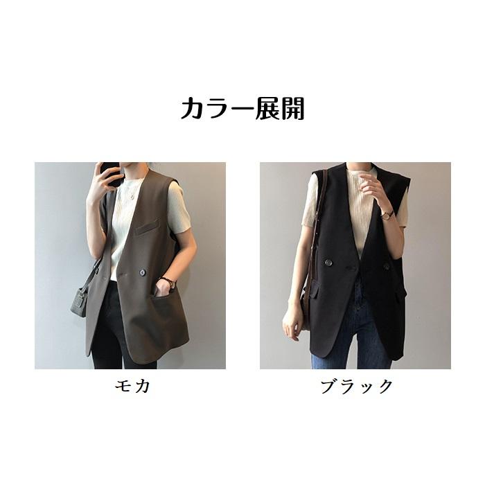 neau ベスト　ジレ　オリーブ ベスト レディース ジレ トップス 袖なし ノースリーブ カジュアル