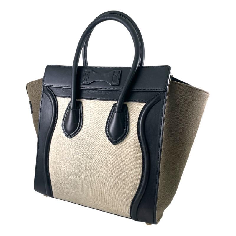 良品 CELINE ラゲージ スエード ハンドバッグ トートバッグ