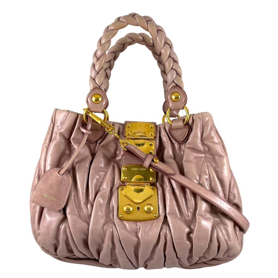MIUMIU】ミュウミュウ マテラッセ ハンドバッグ レディース ショルダー 