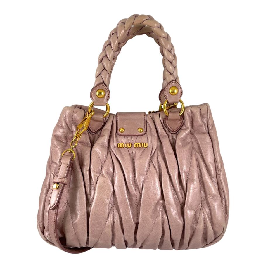 MIUMIU】ミュウミュウ マテラッセ ハンドバッグ レディース ショルダー 