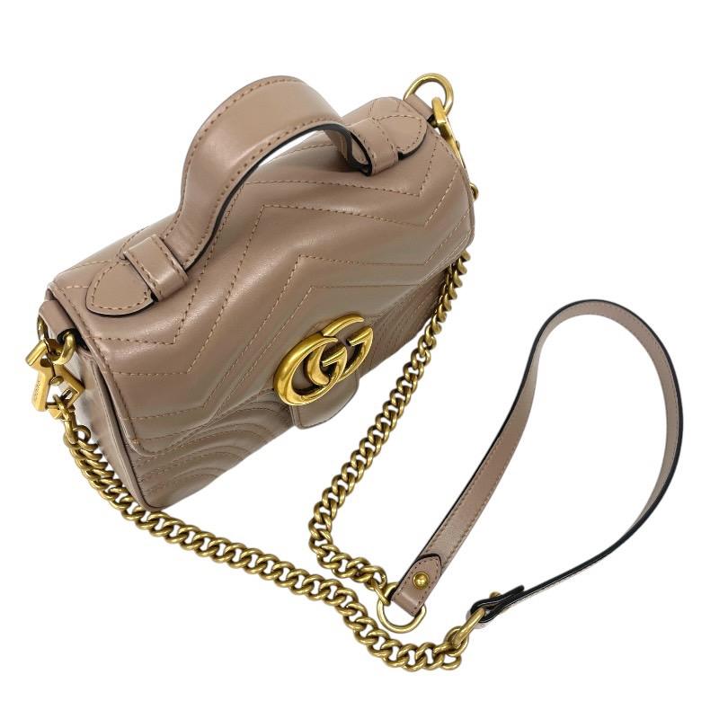 GUCCI 【GUCCI】グッチ GGマーモント ミニトップハンドル 547260 