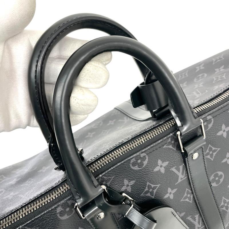 VUITTON】ルイ・ヴィトン キーポル  バンドリエール45 M40569 ボストンバッグ メンズ モノグラム エクリプス 2WAY 旅行バッグ ハンド ショルダー付 中古 【Brunello Cucinelli】