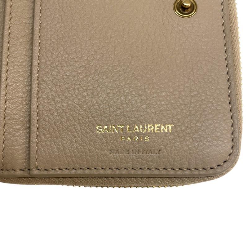 SAINT LAURENT PARIS】サンローランパリ コンパクトジップ アラウンド
