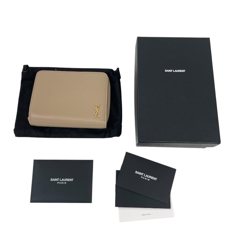 SAINT LAURENT PARIS】サンローランパリ コンパクトジップ アラウンド