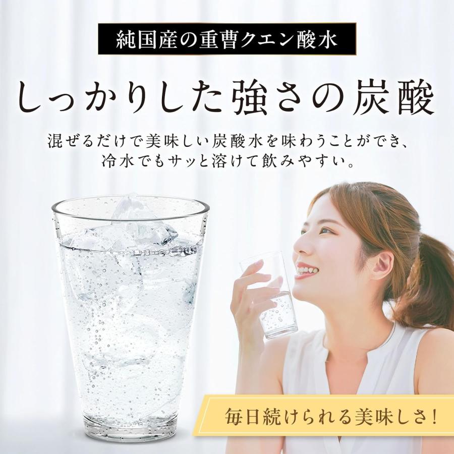 聖者の炭酸 3ヵ月分 重曹 クエン酸 食用 レモン風味 個包装 GMOフリー