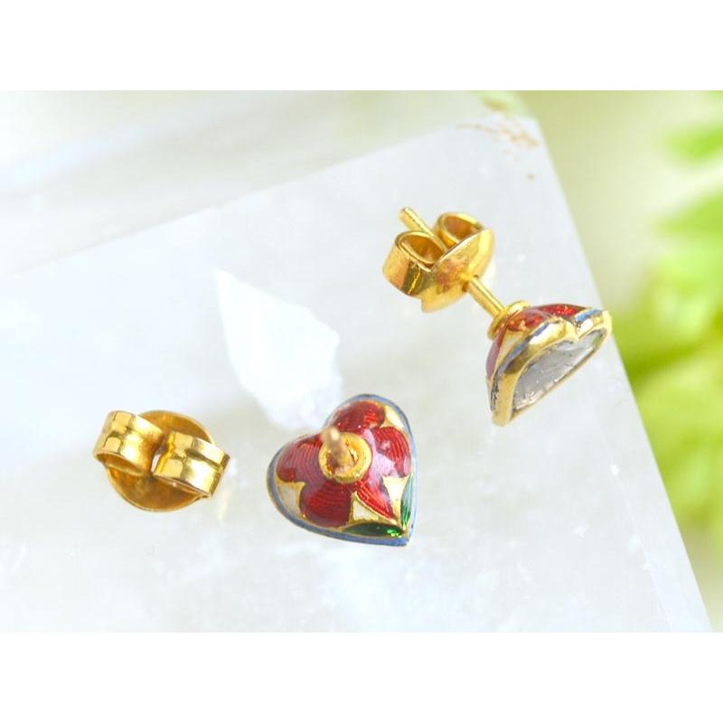 K18 ダイヤ ハート ピアス : ユキコ オオクラ 大倉珊瑚店 - 通販
