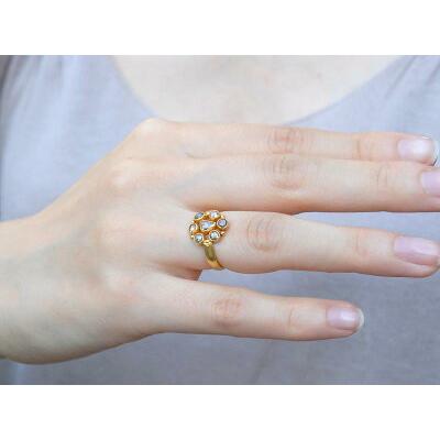 K18 ダイヤリング : ユキコ オオクラ 大倉珊瑚店 - 通販 - Yahoo