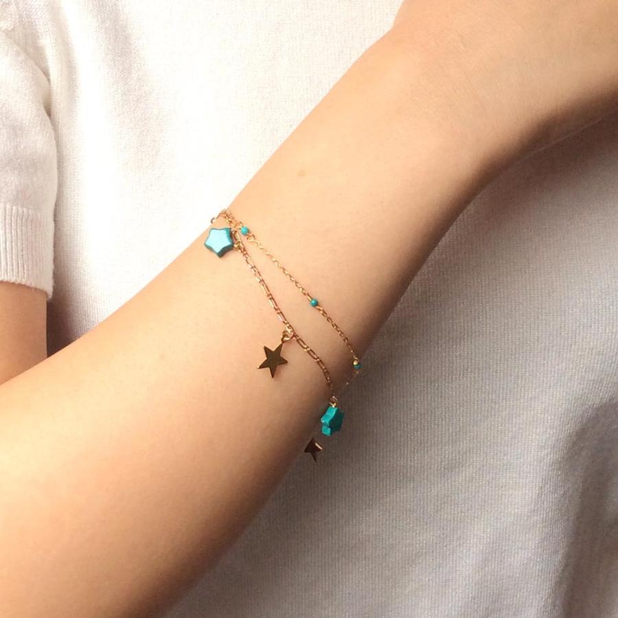 YUKIKO OKURA ターコイズ ブレスレット 天然石 YUKIKO OKURA ターコイズ ブレスレット 天然石 ターコイズ