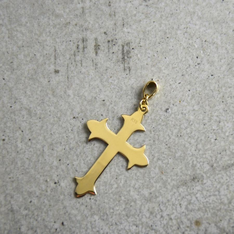 18金 K18 クロス ペンダント トップ : ユキコ オオクラ 大倉珊瑚