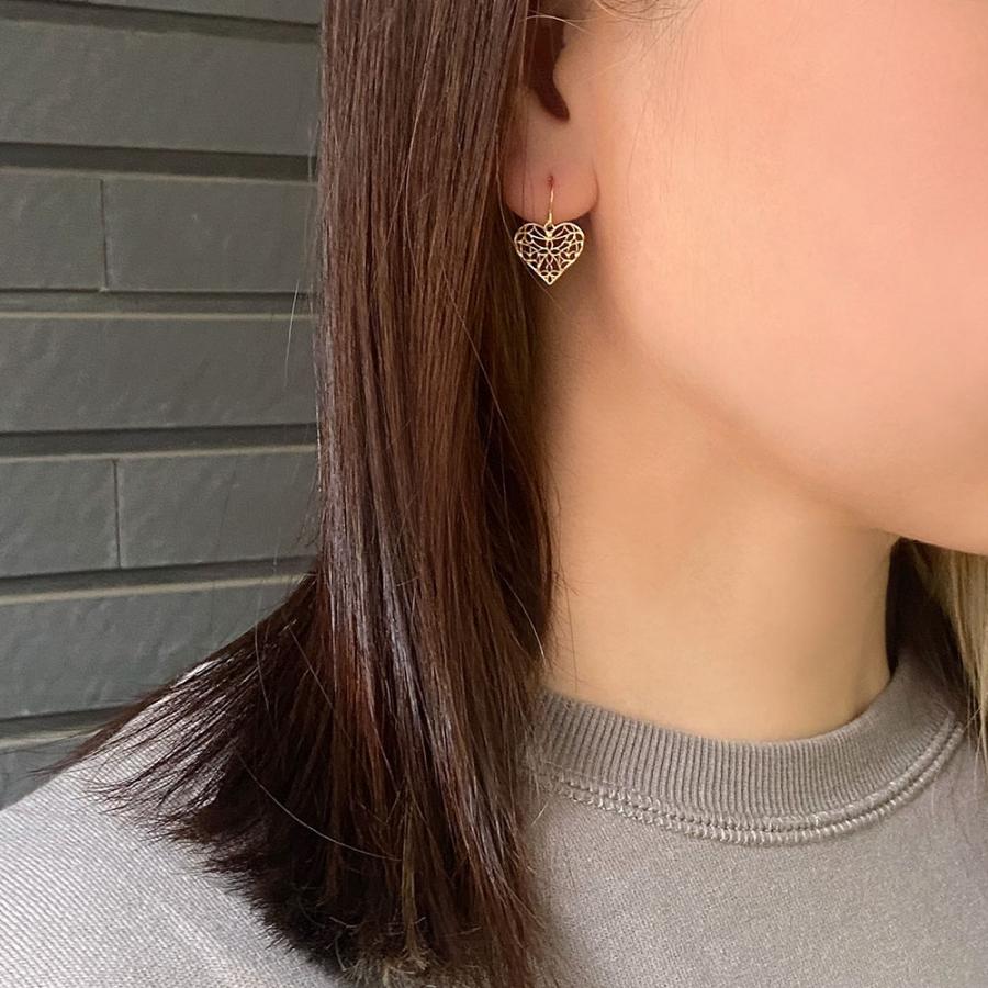 k18 18金YG ハートピアス 楽天市場】K18 ハートピアス(5mm)(0.7mm芯)(18金、18k、ゴールド