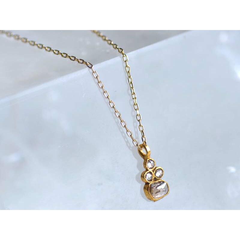 ◆　K18 WG 　天然ブラウンダイヤモンドネックレス 　1 カラット　 ◆ ◇ K18 WG 天然ブラウンダイヤモンドネックレス 1 カラット ◇ ◇ K18