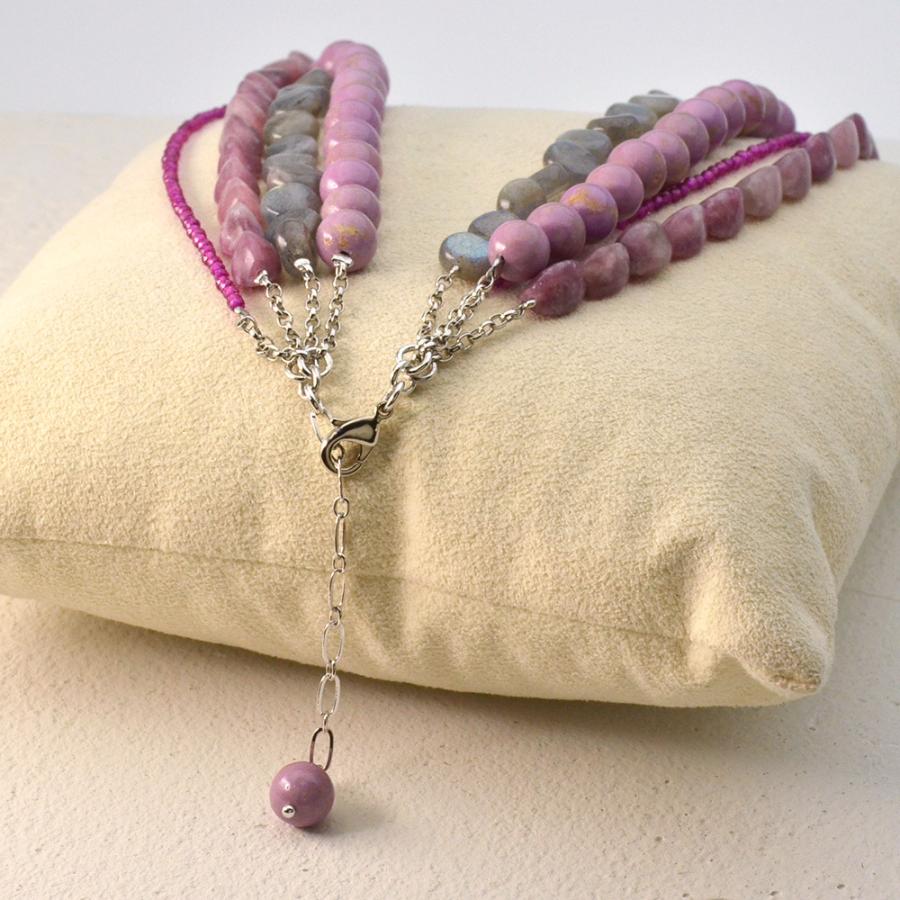 フォスフォシデライト レピドライト ラブラドライト シンセティック  