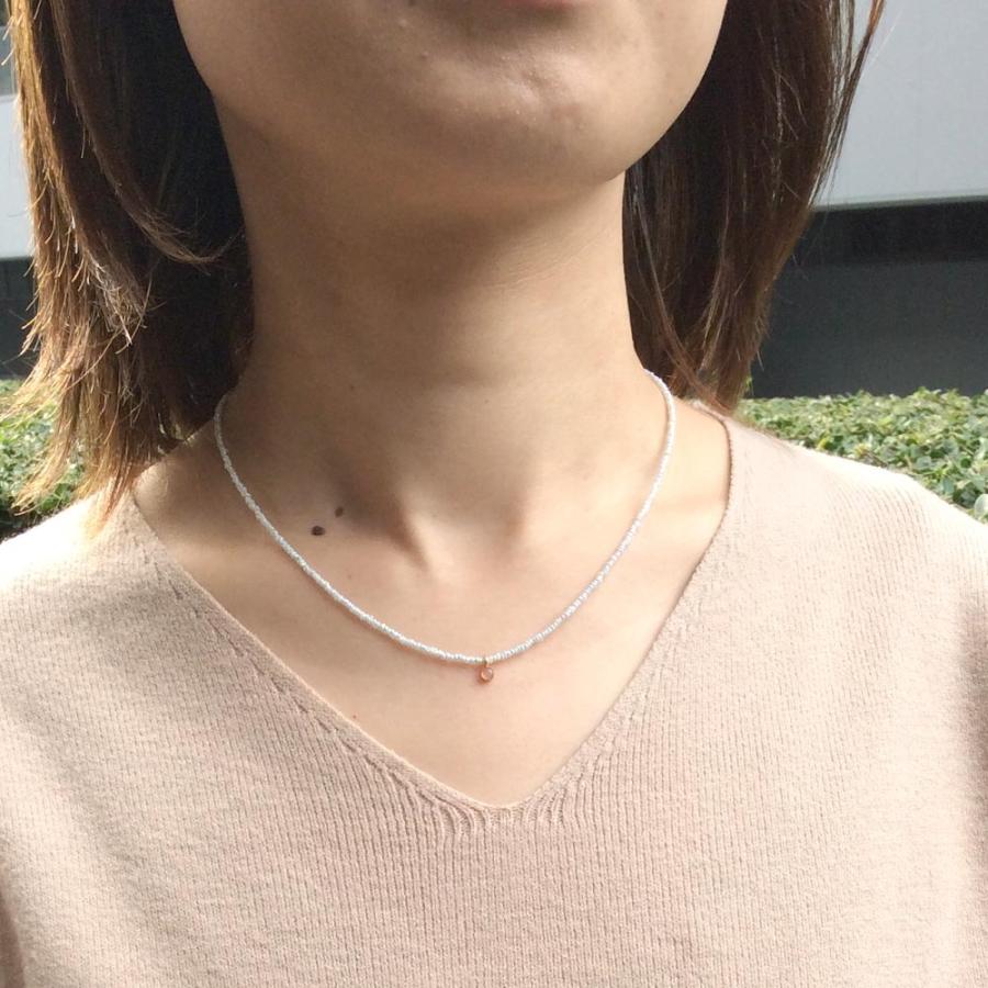 K18 オパール グリーン 淡水パール ネックレス : ユキコ オオクラ 大倉 