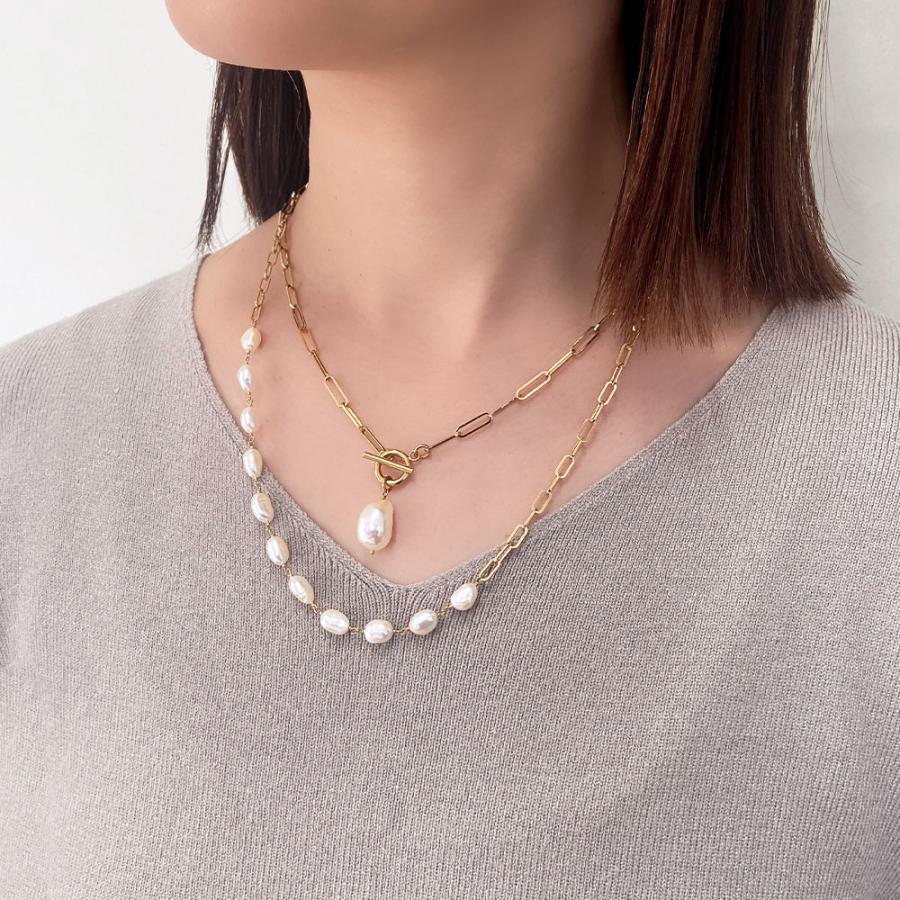 淡水パールネックレス 2本セット 淡水パール ネックレス2本セット