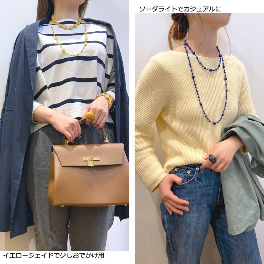 サイズ交換1回まで無料！天然石 くりぬき リング : ユキコ オオクラ