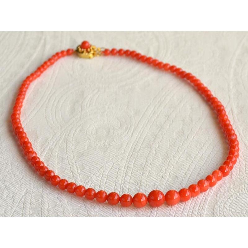 赤珊瑚ネックレス 14K 美品 14金 赤珊瑚 ネックレス : ユキコ オオクラ 大倉珊瑚店 - 通販 - Yahoo
