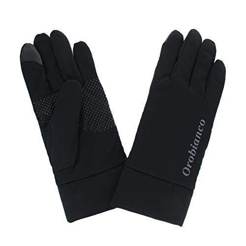 ラッピング無料 Orobianco オロビアンコ オロビアンコ ブラック 24cm ストレッチ 撥水 すべり止め付 スマホ対応 手袋 メンズ 財布 帽子 ファッション小物