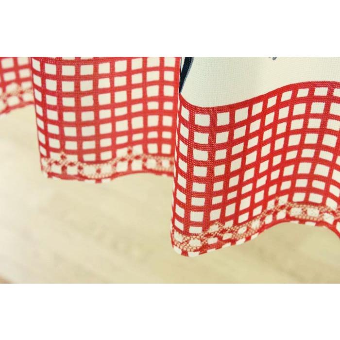 カフェカーテン 魔女の宅急便 ジジのお散歩 150×47cm : ユキミ家具