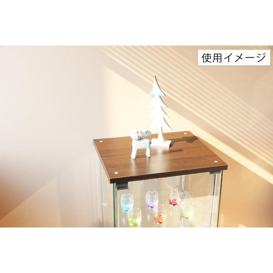 4面　ガラス　コレクションケース　3段　　＜ガラス 透明 フィギュア コレクション 趣味 ディスプレイ 収納 飾る ラック BOX 96049＞_11
