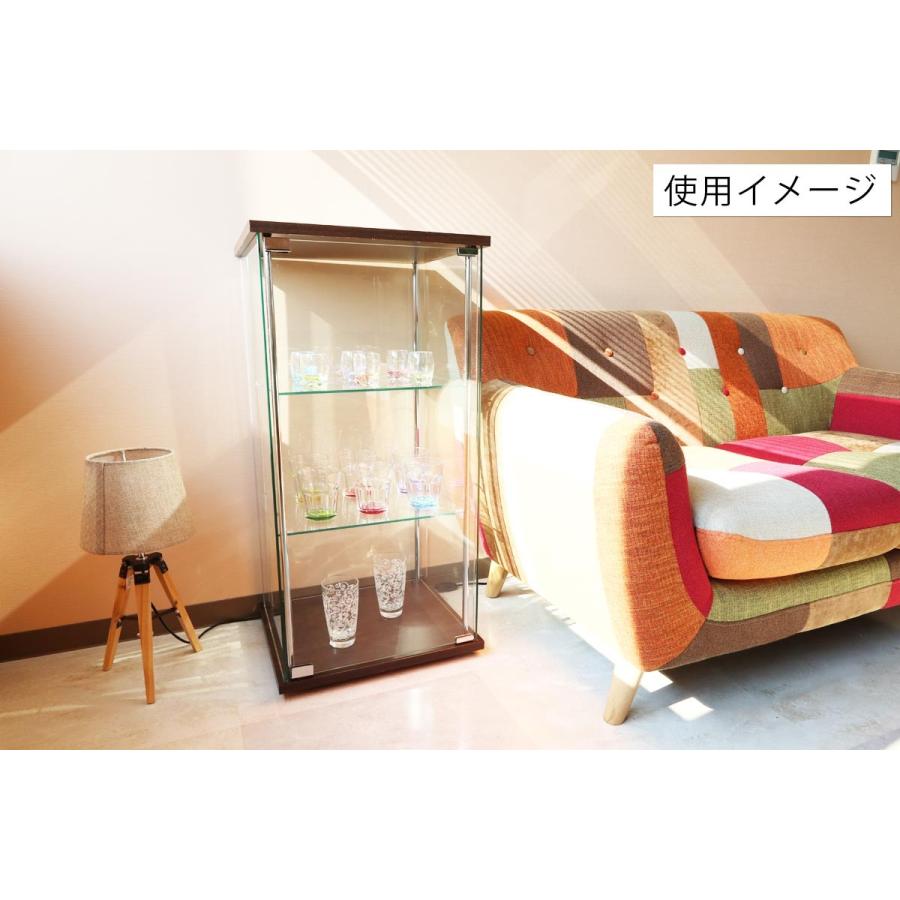 4面　ガラス　コレクションケース　3段　　＜ガラス 透明 フィギュア コレクション 趣味 ディスプレイ 収納 飾る ラック BOX 96049＞_7