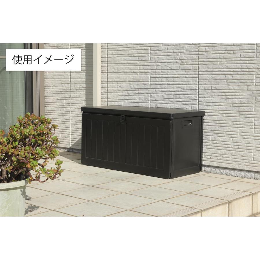 収納BOXベンチ BK 270L 38357-55253 椅子 スツール 収納 倉庫 ベンチ