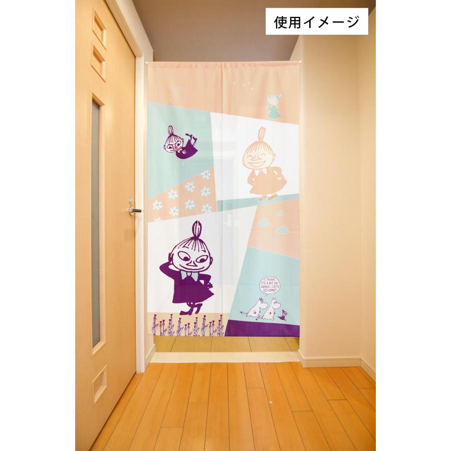 ムーミン MOOMIN のれん リトルミイ-littleMys 幅85cm×丈150cm juuku