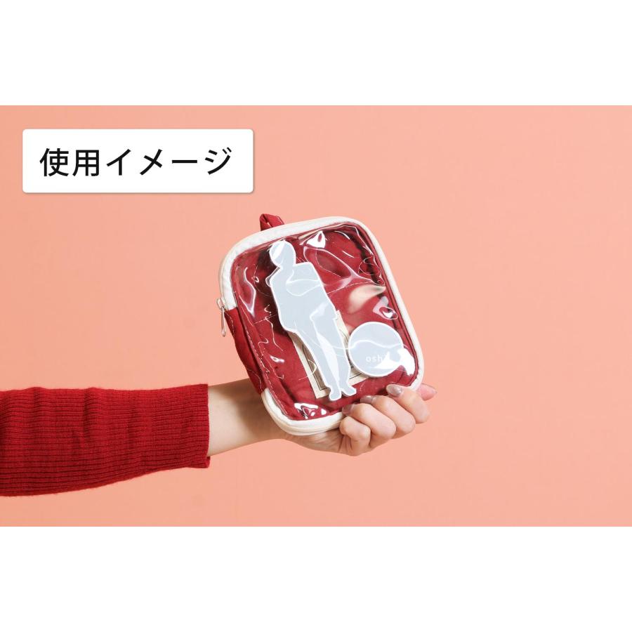 推し活 アクスタケース レッド 53941 コンパクト 見せる 収納