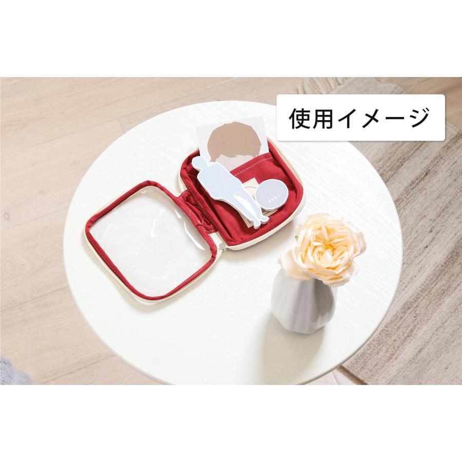 推し活 アクスタケース レッド 53941 コンパクト 見せる 収納