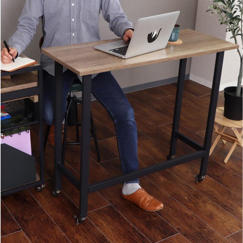 カウンターデスクテーブル幅100cm奥行40cmの奥浅タイプ82419 : ユキミ