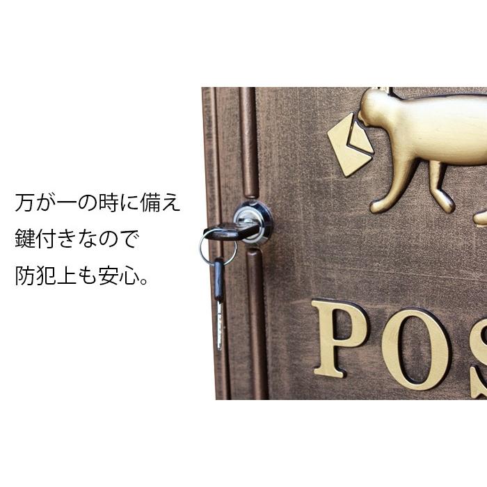 鋳物 ポストスタンド 配達ネコ GBR :post-cat12:ユキミ家具 - 通販 