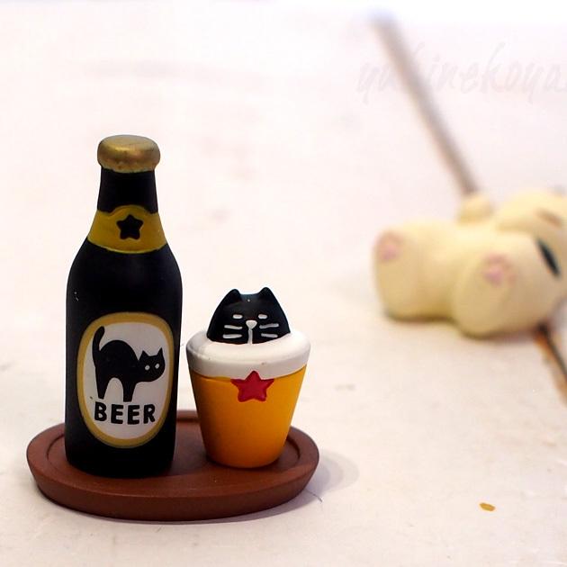 デコレ コンコンブル マスコット 猫 黒猫印ビールセット DECOLE
