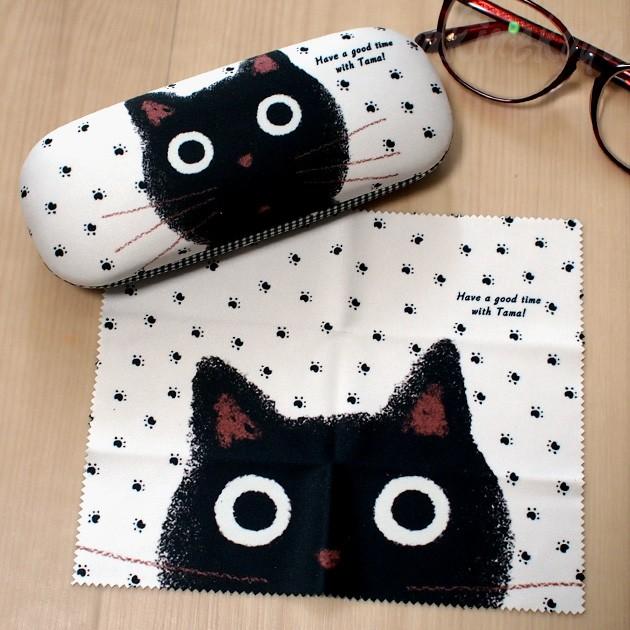 メガネケース メガネ拭き付き たまちゃん ノアファミリー ハード