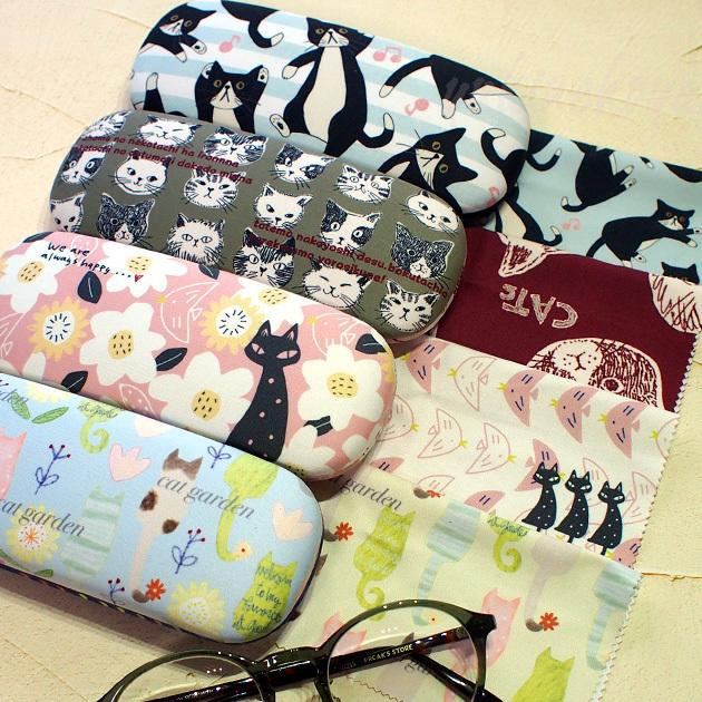 メガネケース 猫柄 メガネ拭き付き ハードケース 眼鏡入れ 眼鏡 メガネケース 猫柄 メガネ拭き付き ハードケース 眼鏡入れ 眼鏡