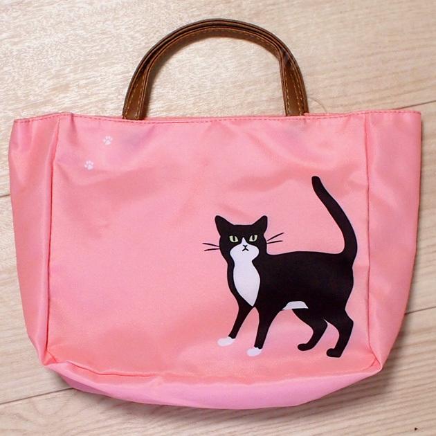 猫 バッグインバッグ 猫柄 ハチワレ猫 トラ猫 大西賢製販 インナー