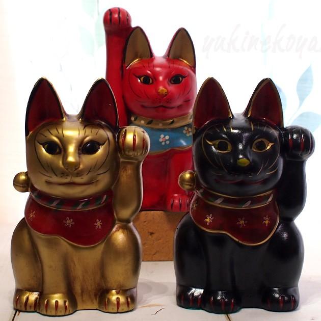 招き猫 レトロ風 楽天市場】赤 招き猫 魔除け 猫グッズ モダン貯金 おしゃれ お札