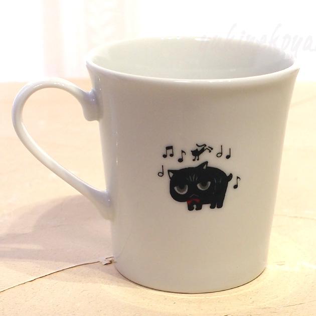 マグカップ 猫 NEKOCO〜ネココ〜 Shinzi Katoh シンジカトウ 黒猫 美濃