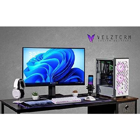 Velztorm Azcia Gaming Desktop PC (AMD Ryzen 7-5800X 8-Core, GeForce GTX 1050 Ti, 16GB RAM, 1TB PCIe SSD + 2TB HDD (3.5), WiFi, USB 3.2, HDMI, Display｜yukinko-03｜03