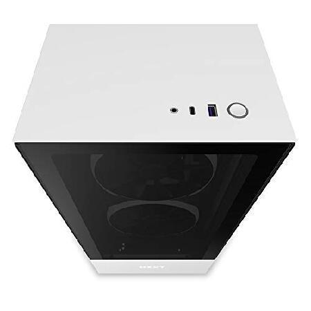 NZXT H510 Elite White ＆ Black ミドルタワーPCケース 強化ガラスモデル CA-H510E-W1 CS7941｜yukinko-03｜06