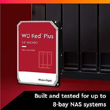 Western Digital 14TB WD Red Plus NAS Internal Hard Drive HDD - 5400 RPM, SATA 6 Gb/s, CMR, 512 MB Cache, 3.5' - WD140EFFX｜yukinko-03｜04