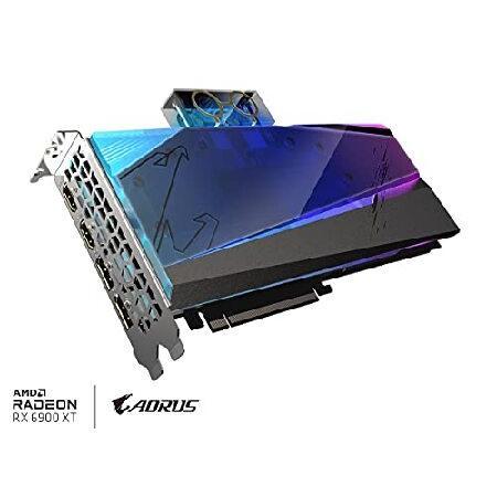 Gigabyte AORUS Radeon RX 6900 XT Xtreme WATERFORCE WB 16G グラフィックスカード WATERFORCE ウォーターブロック冷却システム 16GB 256ビット GDDR6 GV-R69XT｜yukinko-03｜03