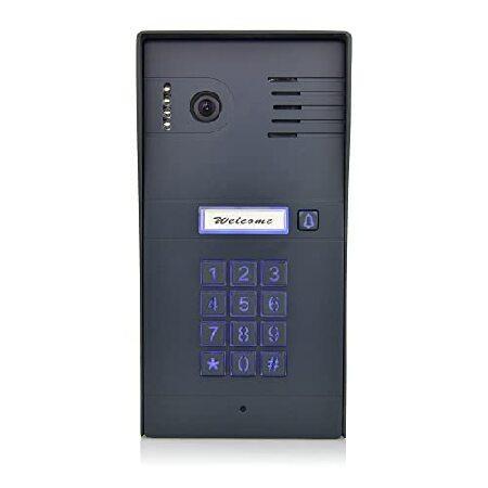 GBF Smart Video Door Phone ＆ Doorbell Intercom System with a Smart keypad(PL963PMBL-POE)- 1080P Camera, Built in POE, Control Two Locks remotely, Tim｜yukinko-03｜04