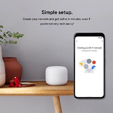 Fi Point - Wi-Fi Extender and Smart Speaker - Works with Nest WiFi and Google WiFi Home Wi-Fi Systems - Requires Router Sold Separately - Snow｜yukinko-03｜04