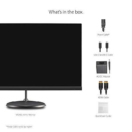 ViewSonic VX2485-MHU 24 Inch 1080p Frameless IPS Monitor with USB 3.2 Type C｜yukinko-03｜06