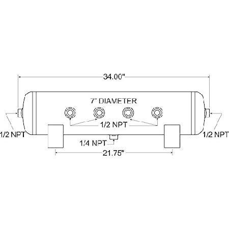 Firestone 9248 5 Gallon 7 Port Air Tank｜yukinko-03｜03