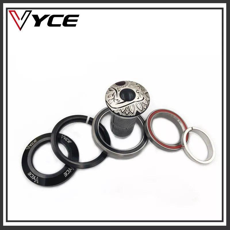 全品最安値に挑戦Vyceロードバイク マウンテンバイク用 管状フォークヘッドセット CNC 4252t 28.6mm フレーム、パーツ cinelli(チネリ) 自転車 ロード バイク メタル バー エンド キャップ シルバー (1ペア) TAMANCMET2