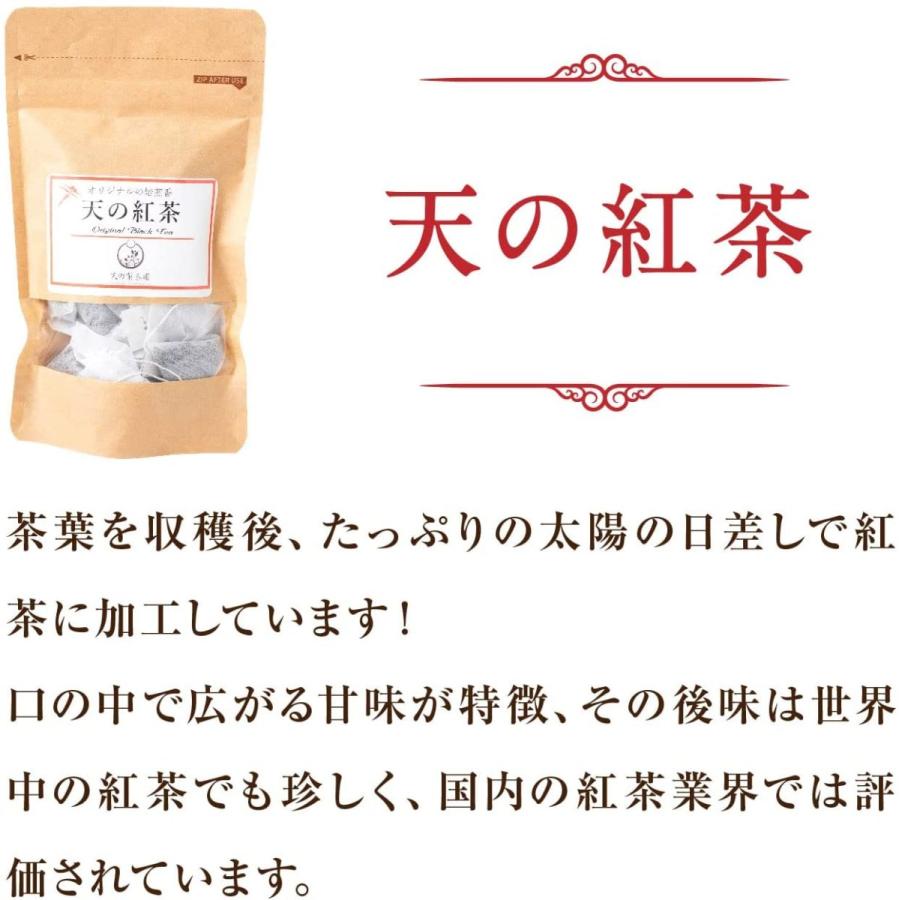 天の製茶園 天の紅茶 ギフト おしゃれ 紅茶の時間 茶葉 カップ インスタント 缶 袋 種類 TB ティーバッグ 2g ×16個 (3袋)｜yukino-sizuku｜03