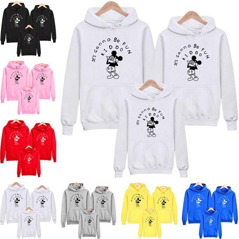 ディズニー ミッキー プルオーバー プリントパーカー トレーナー トップス カップル 親子服お揃い メンズ レディース キッズ Cha 486 Yukinselection 通販 Yahoo ショッピング